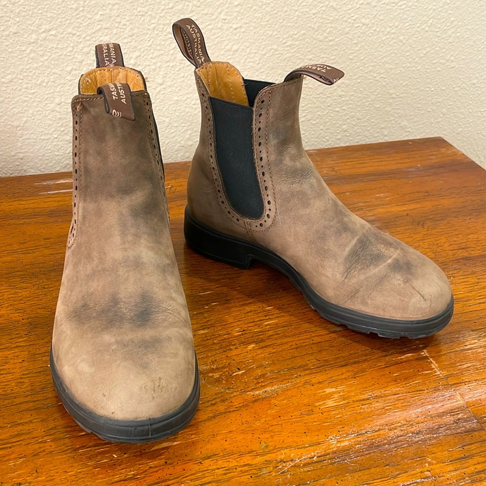 Blunestone 1351 Rustic Brown high top boots US Size 8.5 Gently Used